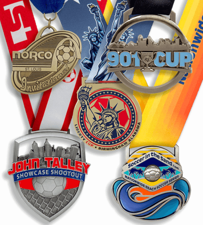 Custom Soccer Medals_die cast soccer medals