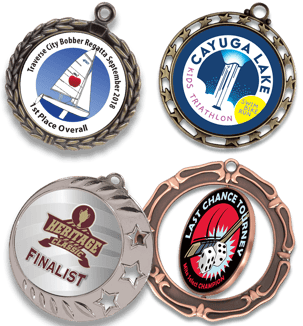 Custom Medals - Custom Insert Medals (digital color print)