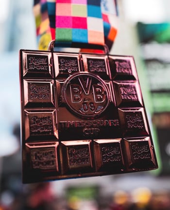 times square cup ritter sport soccer medal for kids