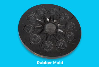 spin casting rubber-mold