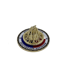Houston Police Department custom coin with spinner