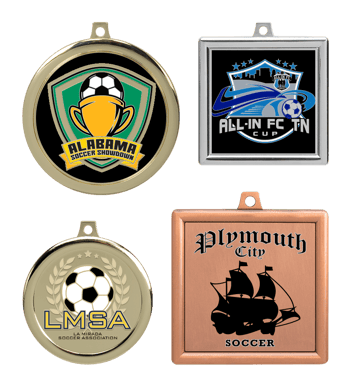 custom colormax soccer medals