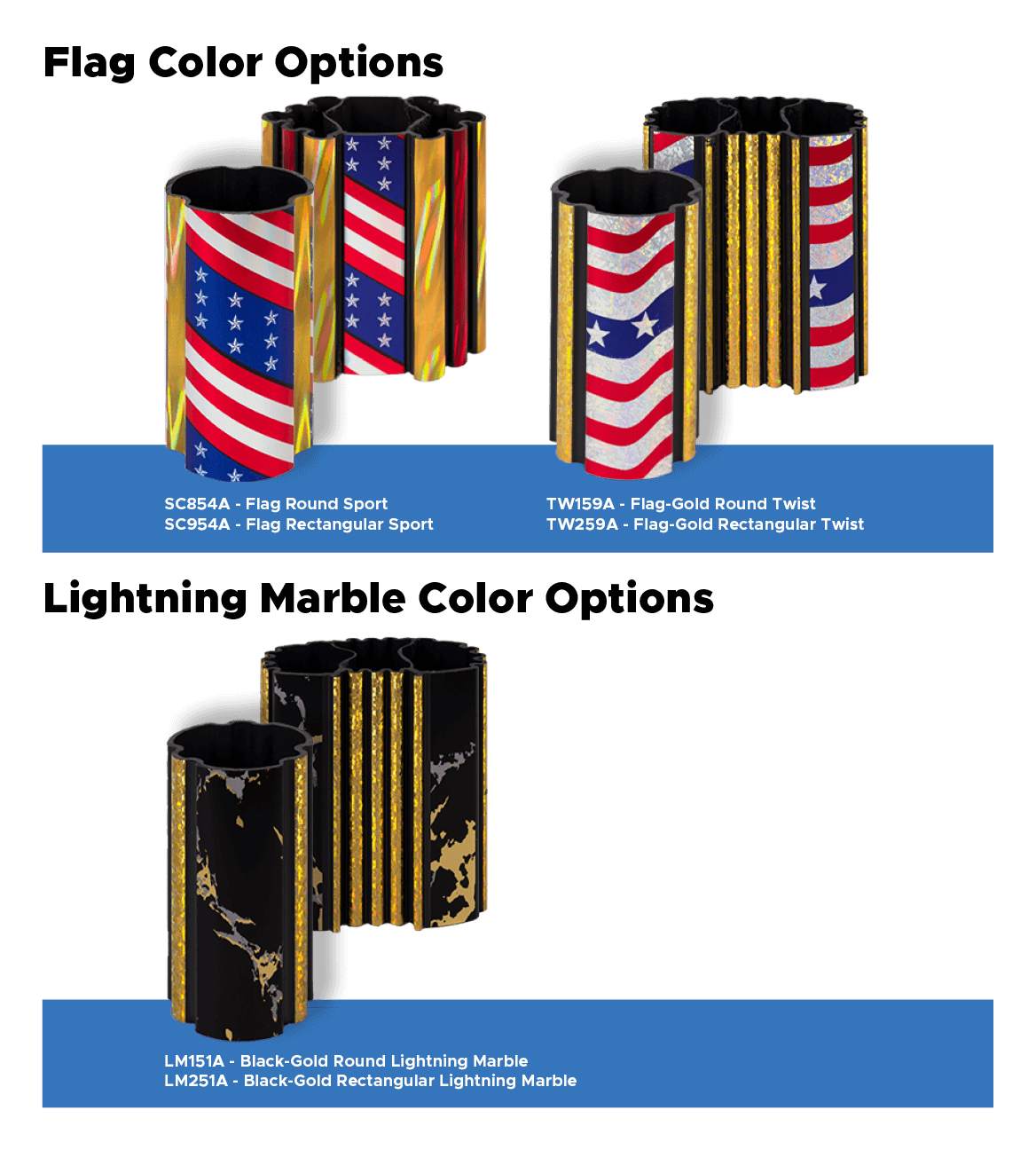 Flag - Lightning-Marble Columns