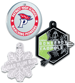 Group of Custom Acrylic Medals, Acrylic Running Medal