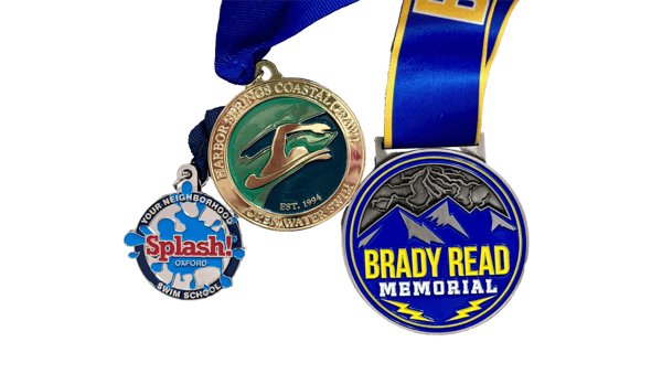 custom die cast swim medals