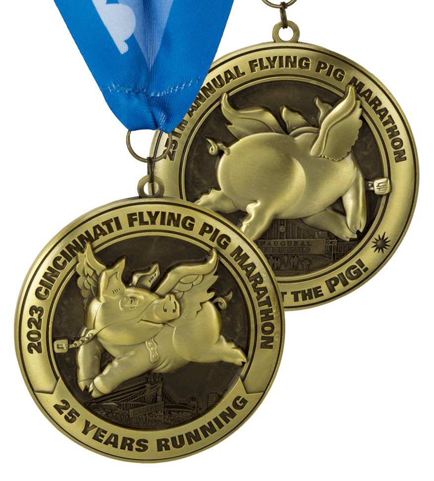 MDC350-flying-pig-25th-marathon-2023-front-back-medal-876x972