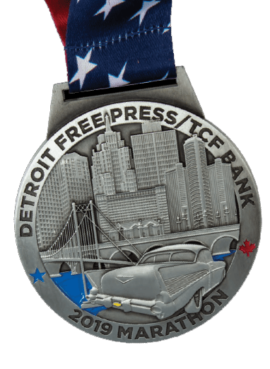 Detroit Free Press Marathon Medal; 5 Tips For Designing An Amazing Custom Medal