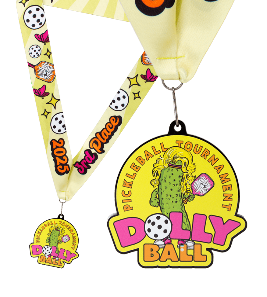 Arizona swimming acrylic medal