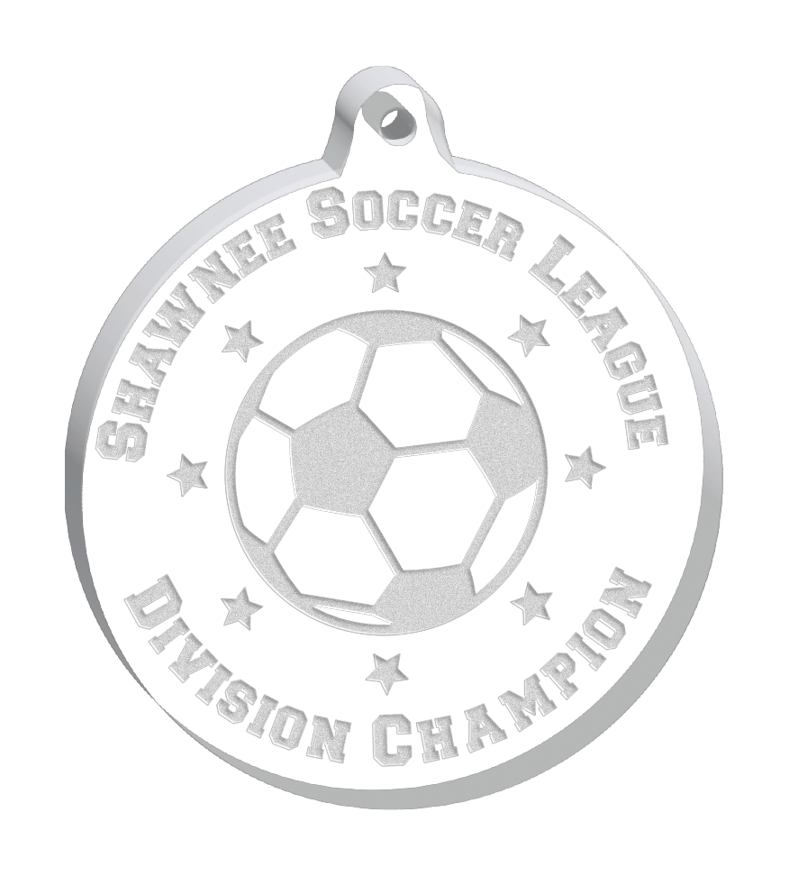 Arizona swimming acrylic medal