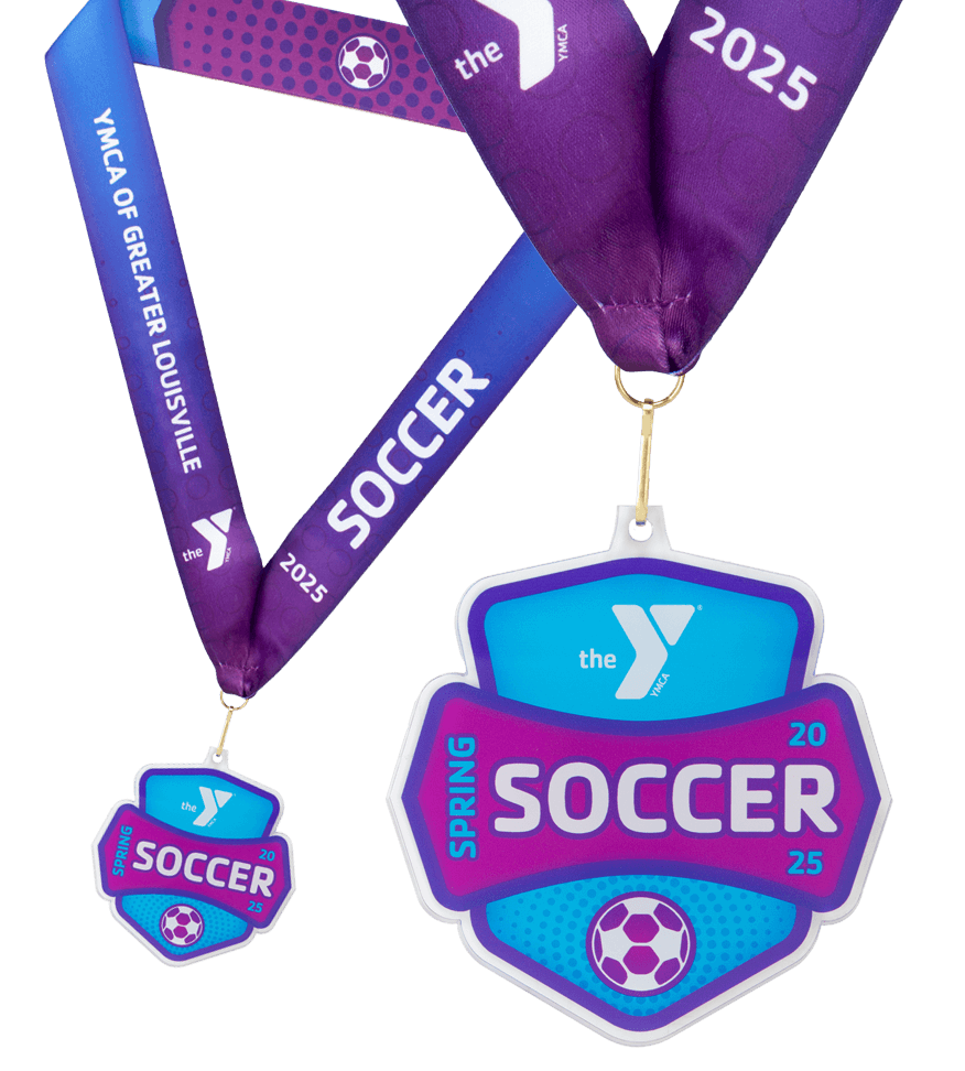 Arizona swimming acrylic medal