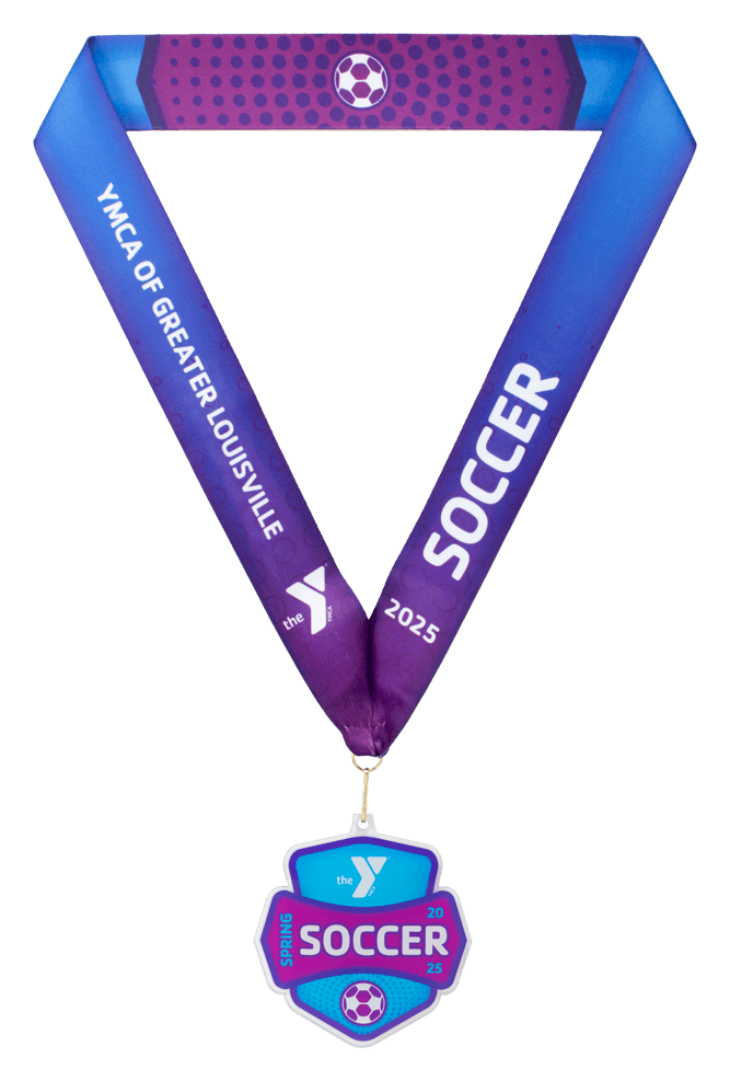 Arizona swimming acrylic medal