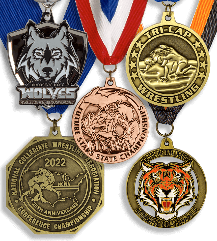 2.25 Gold Karate Medal Awards Prime Karate Red Belt Medals 