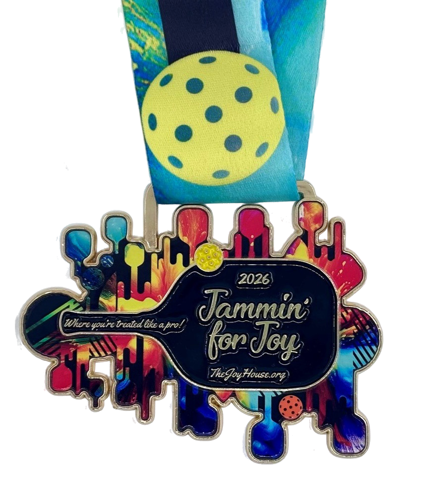 jammin for joy custom pickleball medal