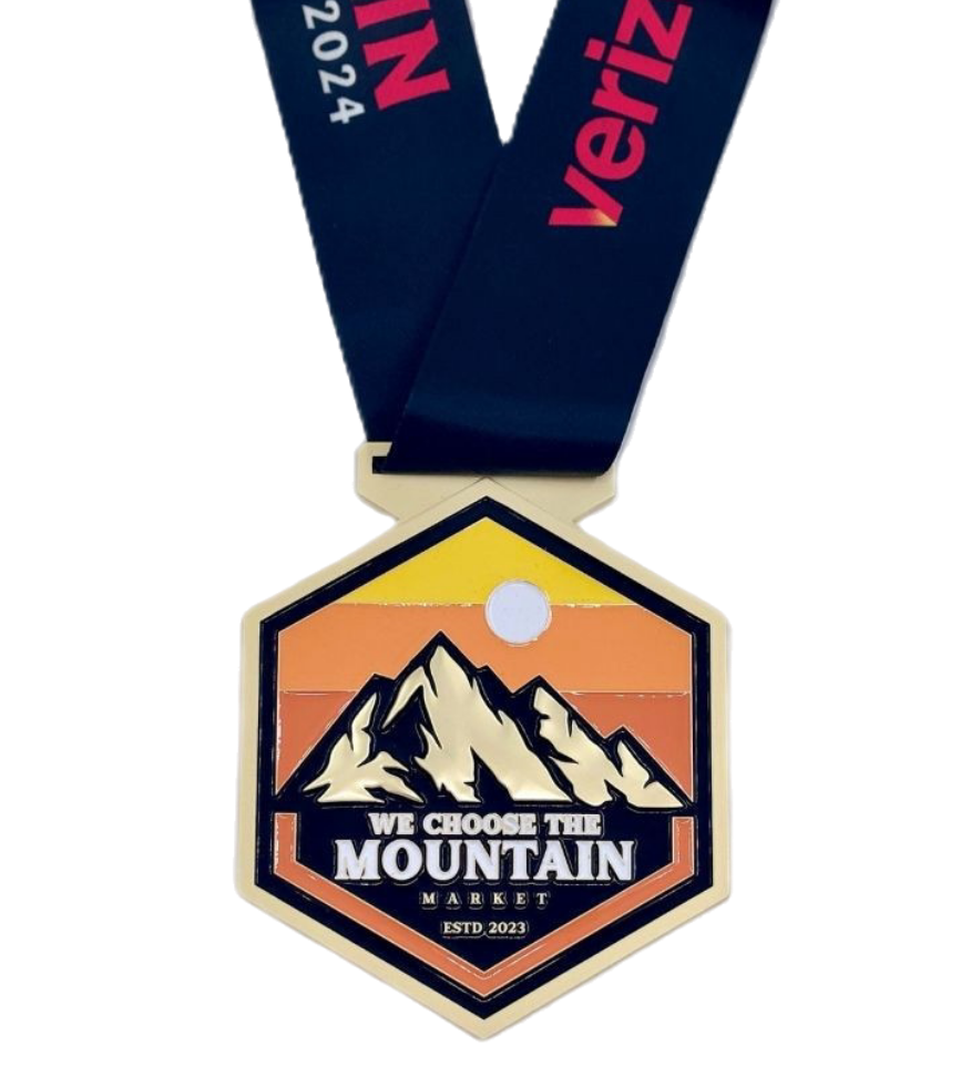 Image of a custom ata die cast medal. | Maxwell Medals