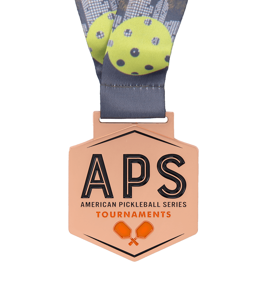 die cast pickleball medal
