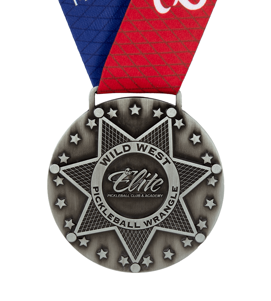die cast pickleball medal
