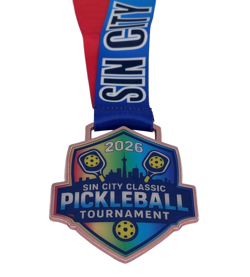 Custom Die Cast Pickleball Medal