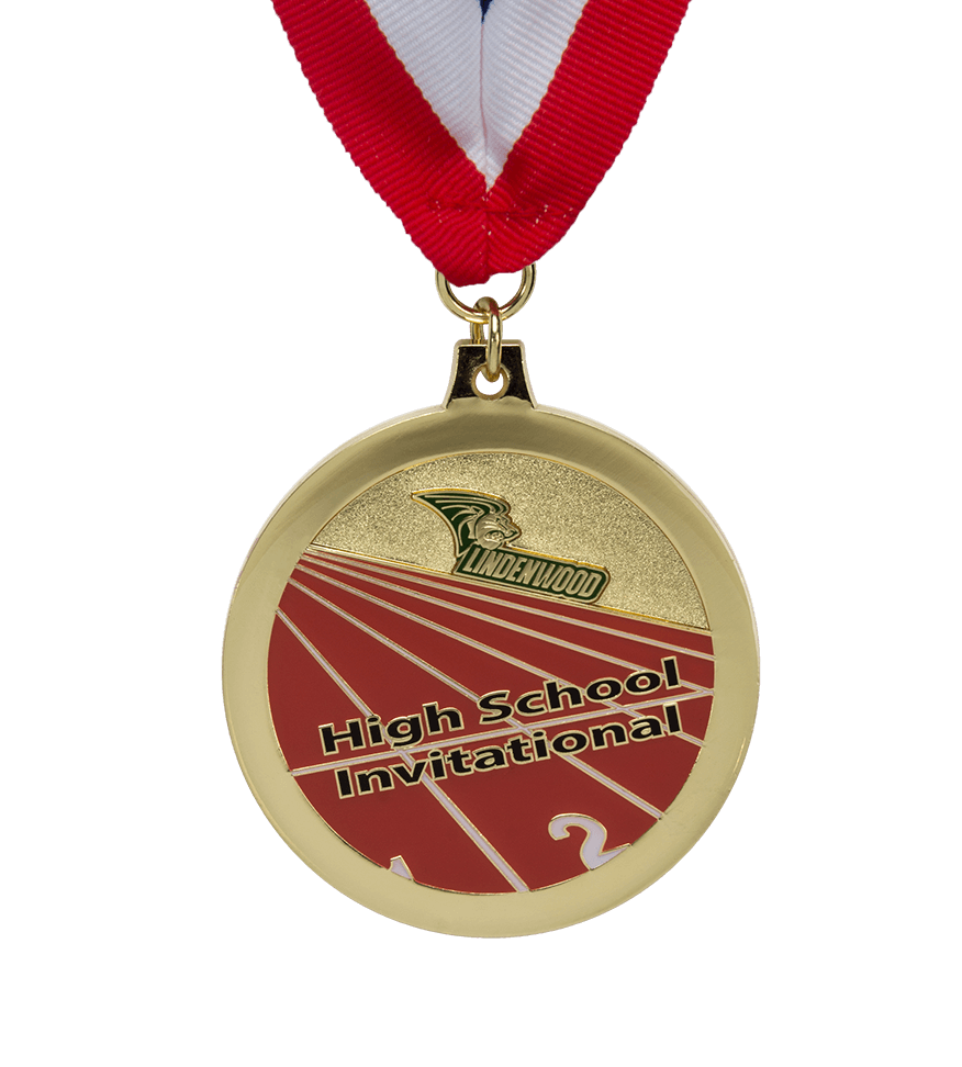 Group image of custom track & field medals, Group image of track and custom cross country medals, Russellville High School Track Invitational medals, cass city XC invitational medal, custom cross country medals, track and field invitational custom medals
