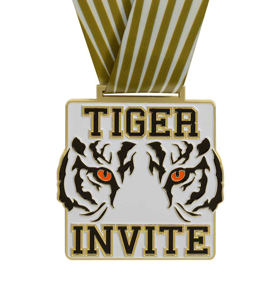 Group image of custom track & field medals, Group image of track and custom cross country medals, Russellville High School Track Invitational medals, cass city XC invitational medal, custom cross country medals, track and field invitational custom medals