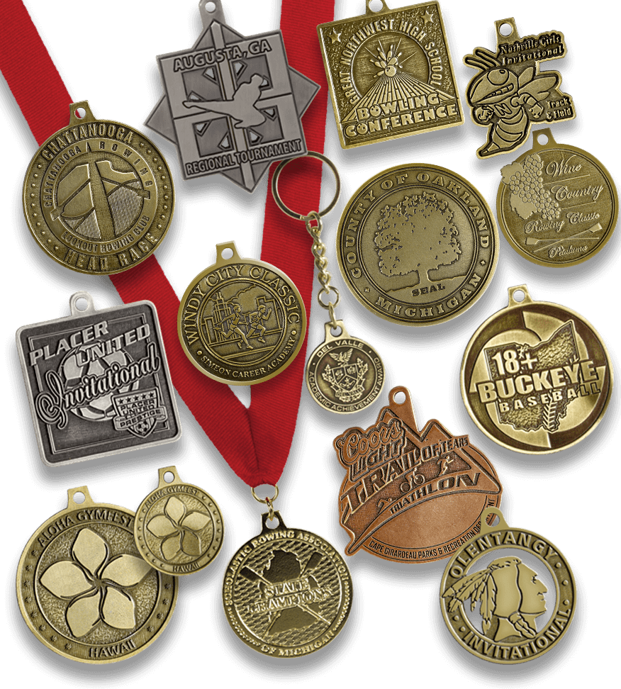 Die Cast Medals  Maxwell Medals & Awards