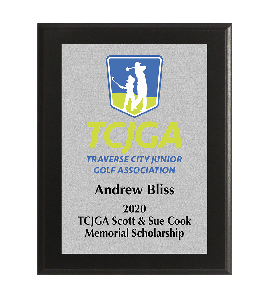 Golf Full Color Plaque, Golf Plaque, Junior Golf Plaque