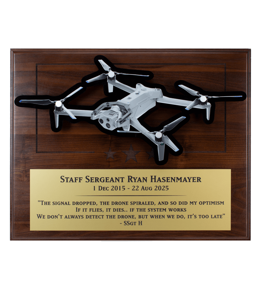 Image of a Custom Shaped Plaque | Maxwell Medals