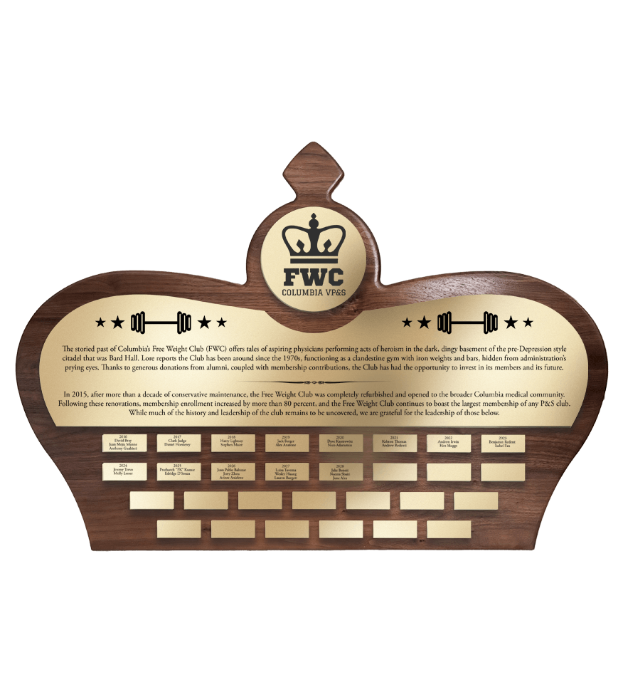 Image of a Custom Shaped Plaque | Maxwell Medals