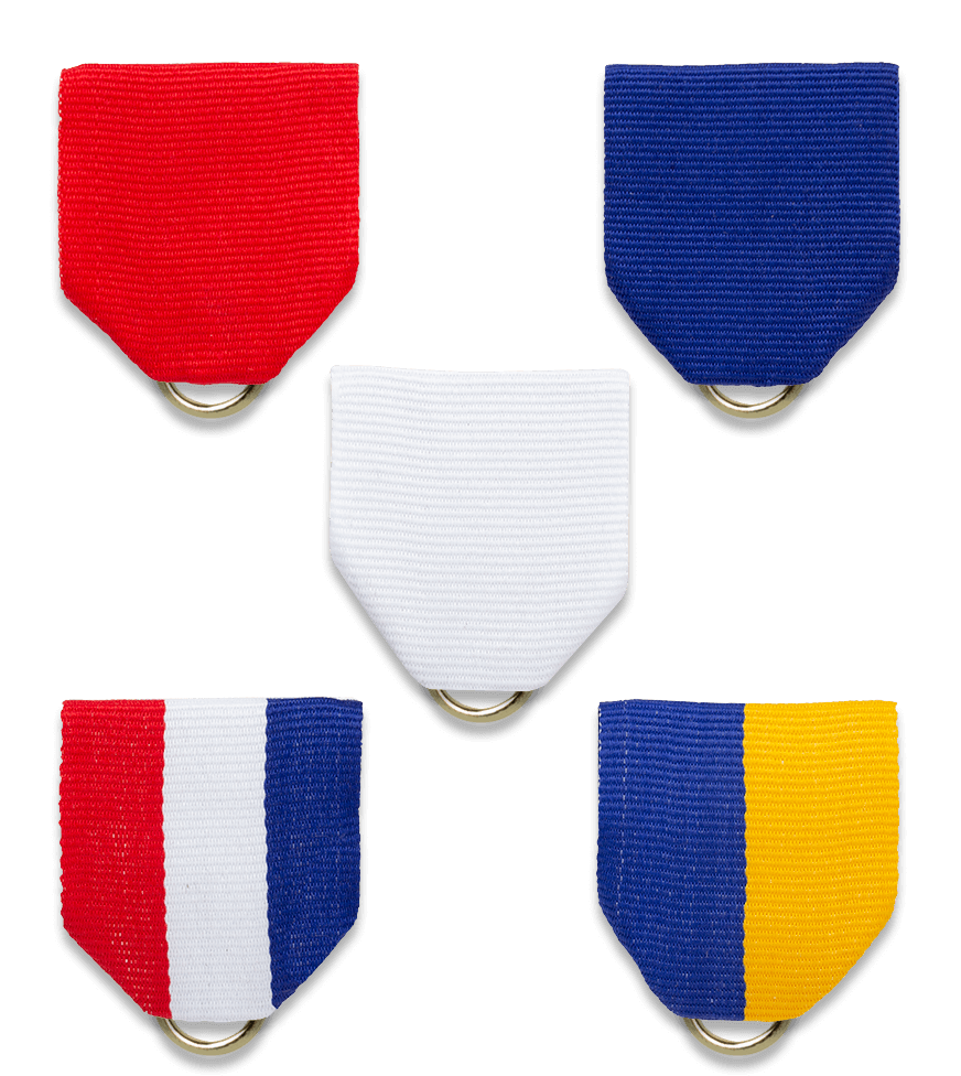 32 x 7/8 inch Red, White, and Blue Neck Ribbon