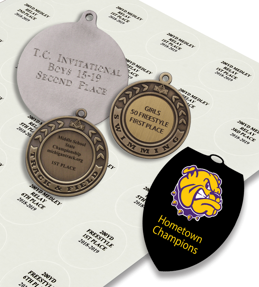 Medal Engraving Options Maxwell Medals & Awards